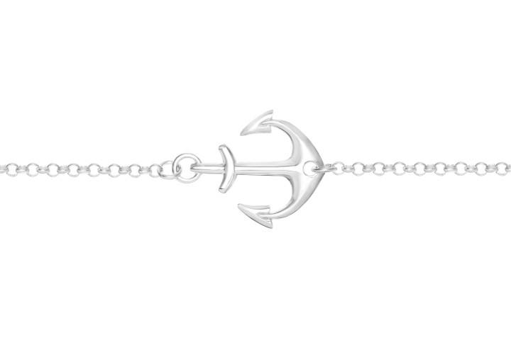 Pulsera plata 925 ancla