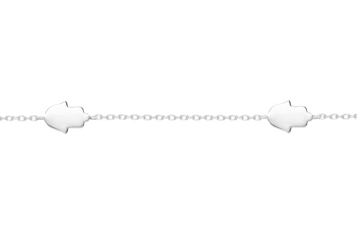 Pulsera plata 925 mano fatima