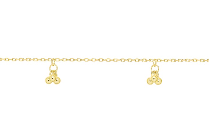 Anklets silver 925 20cm + 5cm