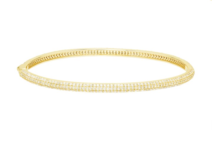 [103190002ZBL] Brazalete plata 925 cz (Blanca, Oro)