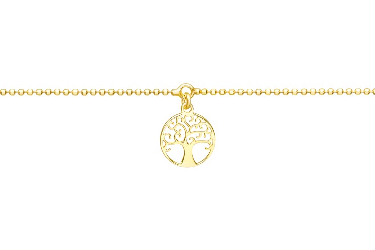 Silver 925 tree of live bracelet