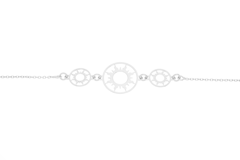 Silver 925 bracelet 16+5cm sterling silver