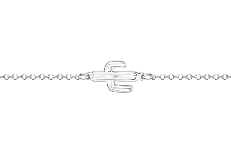 Pulsera plata 925 cactus