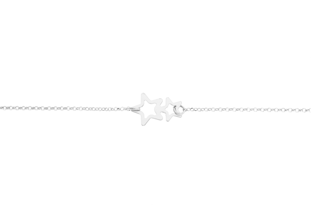 Silver 925 stars bracelet