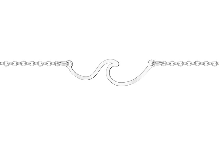 Pulsera plata 925 ola