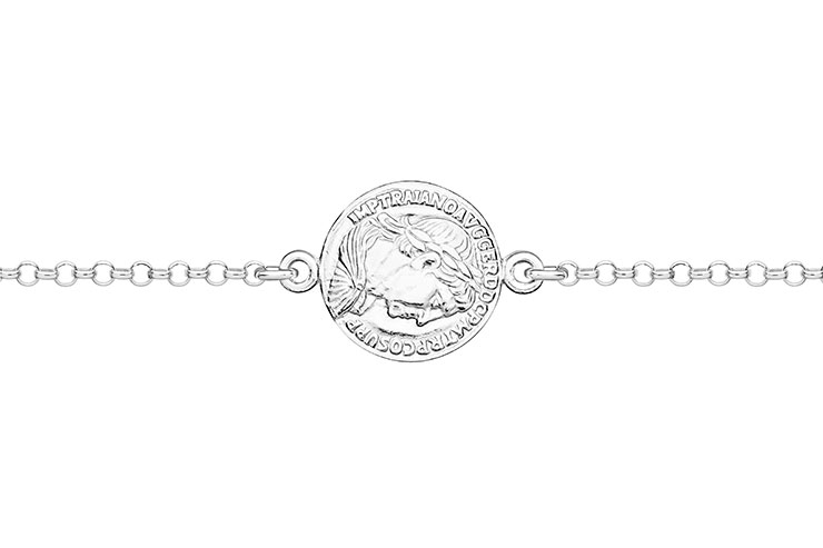 Silver 925 bracelet 16+5cm sterling silver