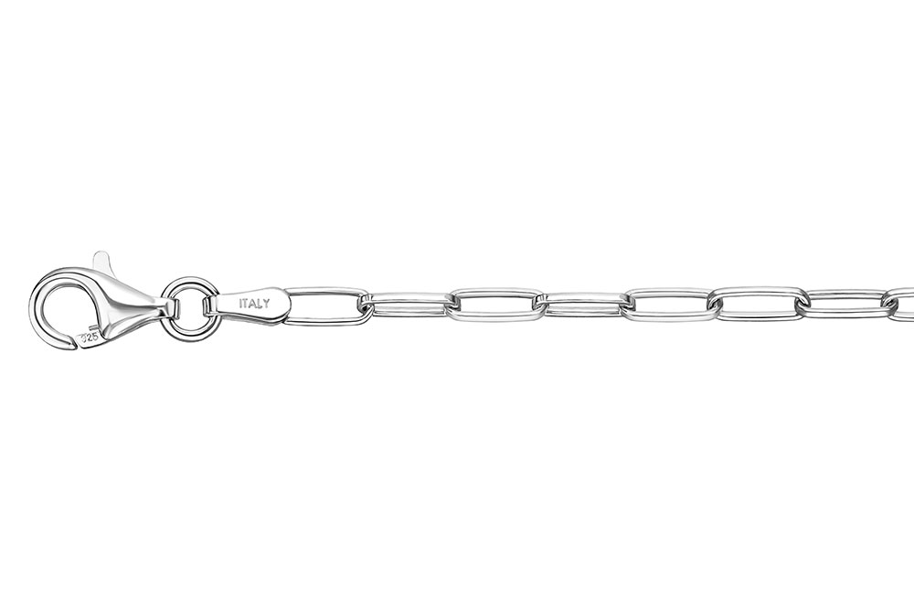 Silver 925 rectangle belcher c 18cm sterling silver