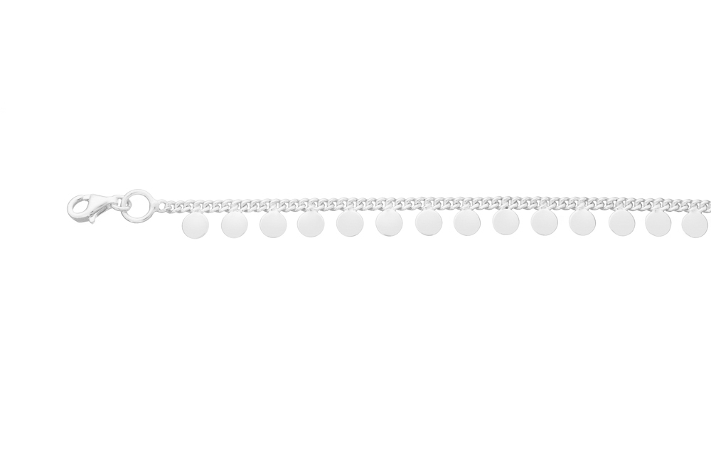 [13241P1600PL] Pulsera plata 925 mini placas (Plata)