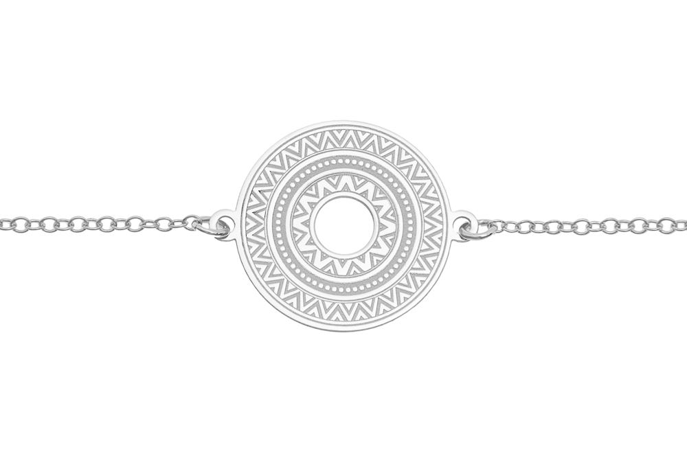 Silver 925 bracelet 16+5cm sterling silver