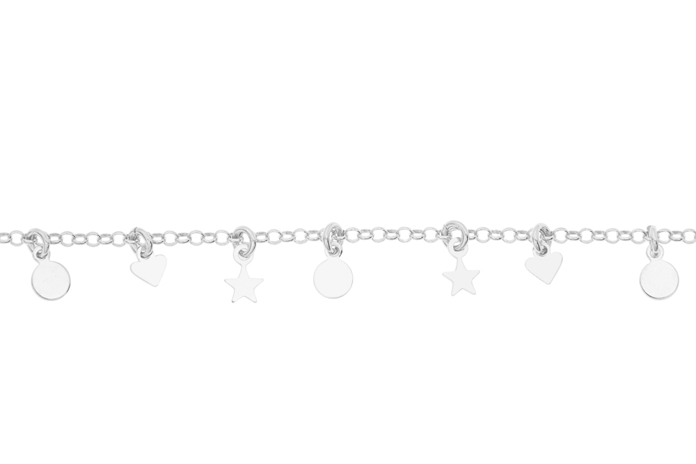 Silver 925 bracelet 16+5cm sterling silver