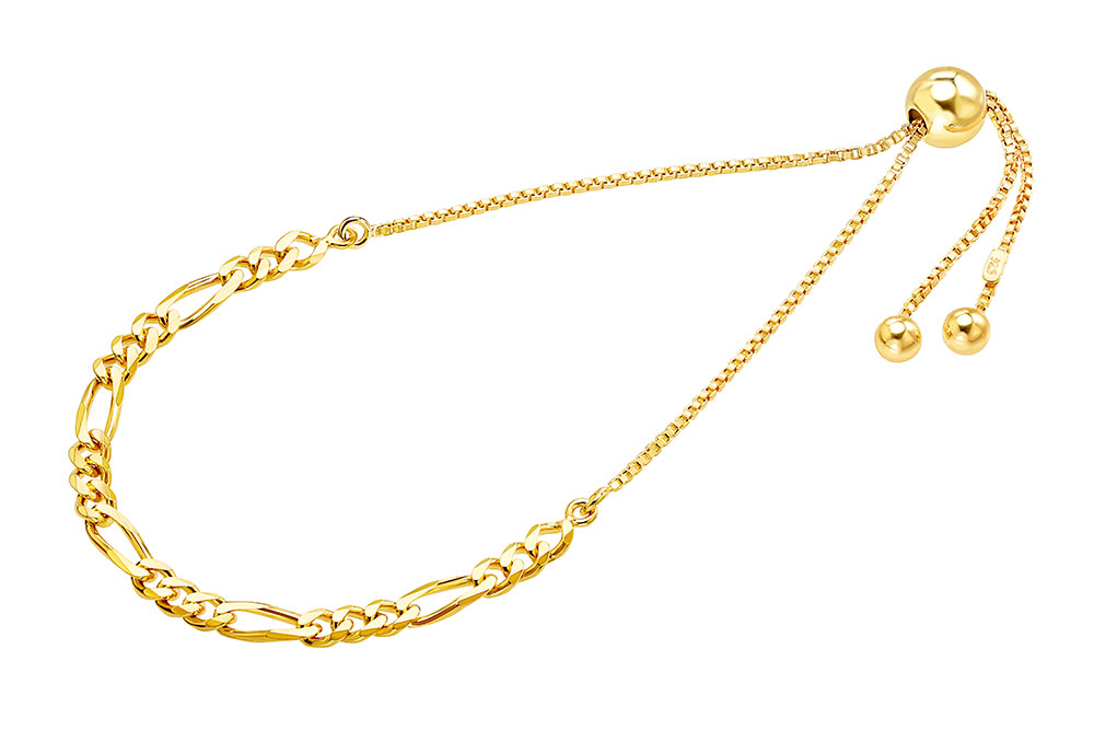 Pulsera plata 925 programada con cierre corredero