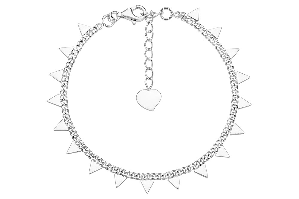 Pulsera plata 925 mini triangulos