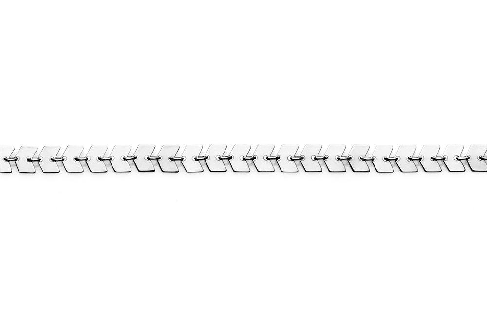 Sterling silver cenefa bracelet