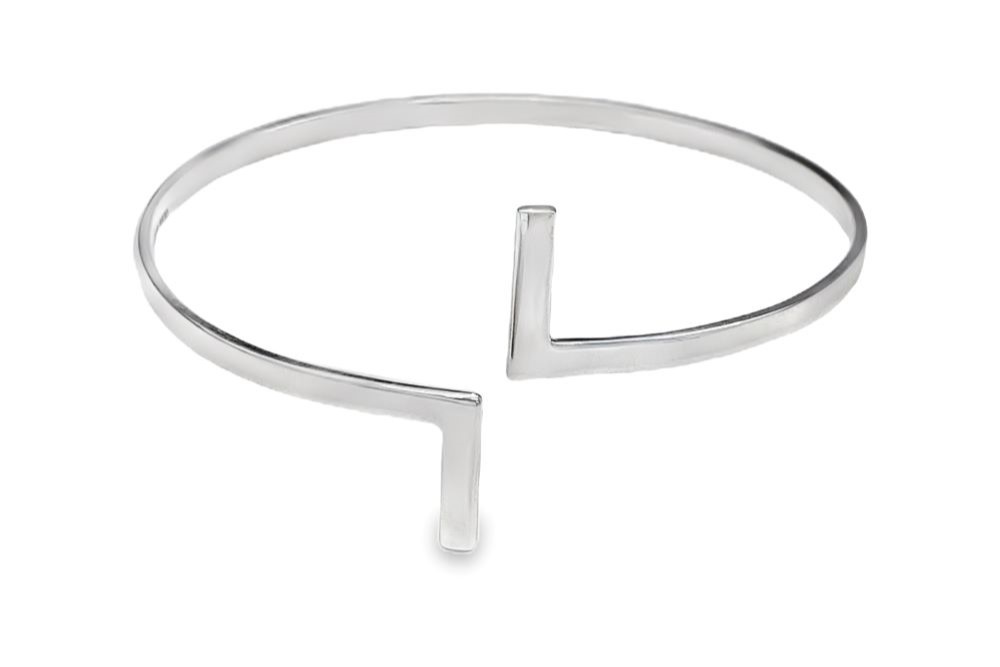 Brazalete plata 925 plano