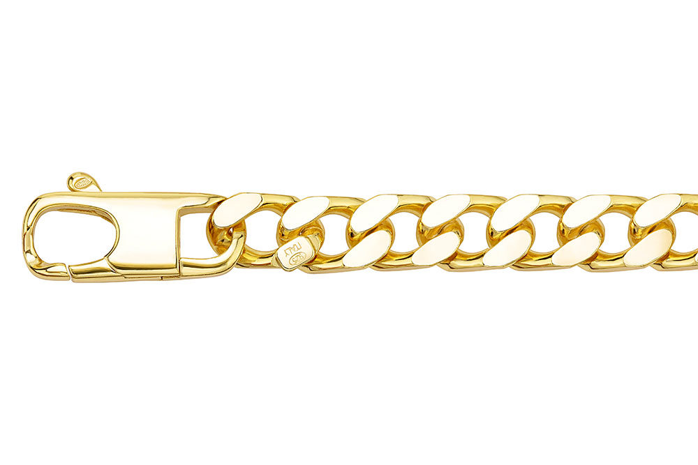 Pulsera barbada 220 diamantada 4 lados