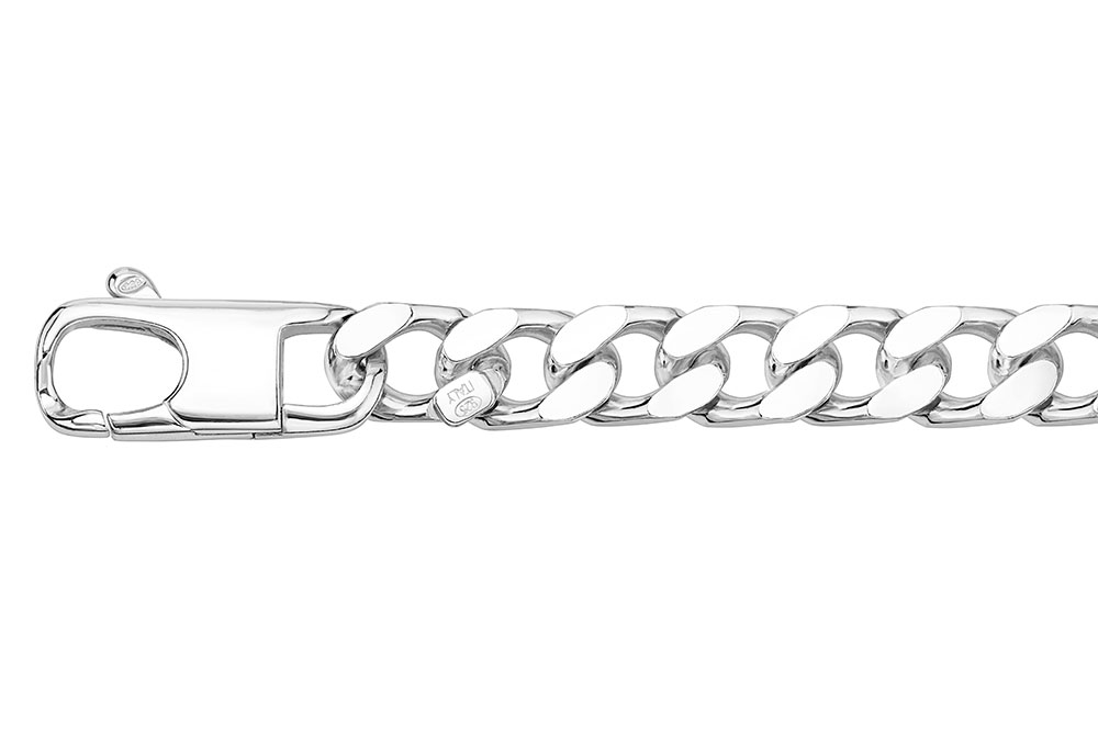 Pulsera barbada 220 diamantada 4 lados