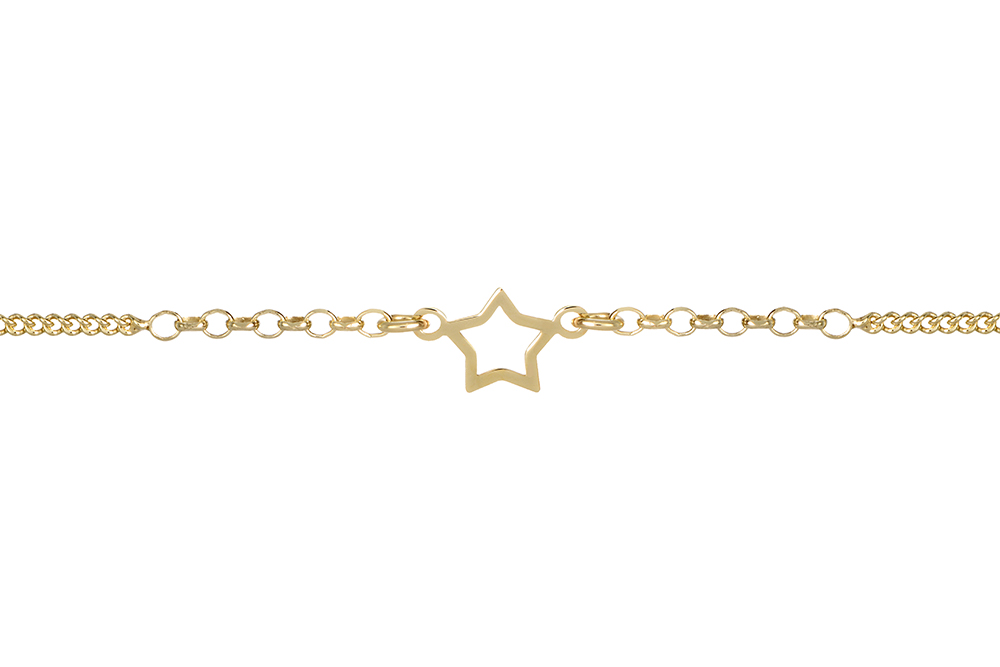 Pulsera plata 925 estrella