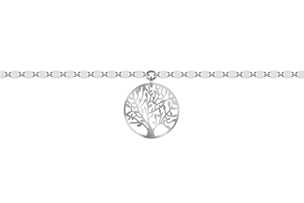 Pulsera plata 925 arbol de la vida