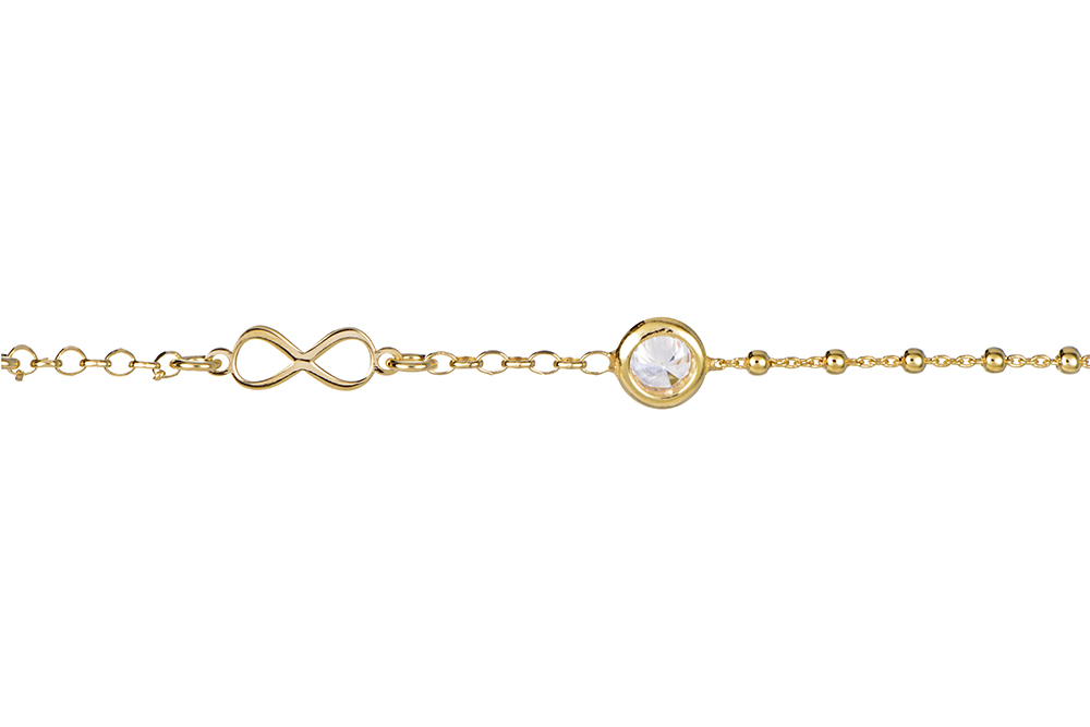 Pulsera plata 925 zirconita 6mm