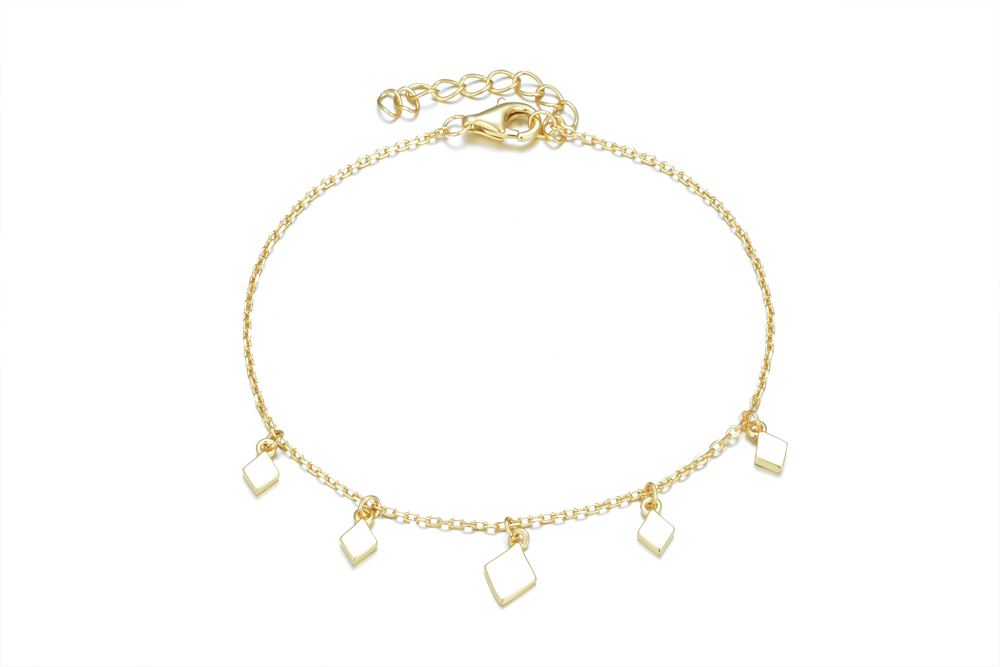 Sterling silver rhombo bracelet