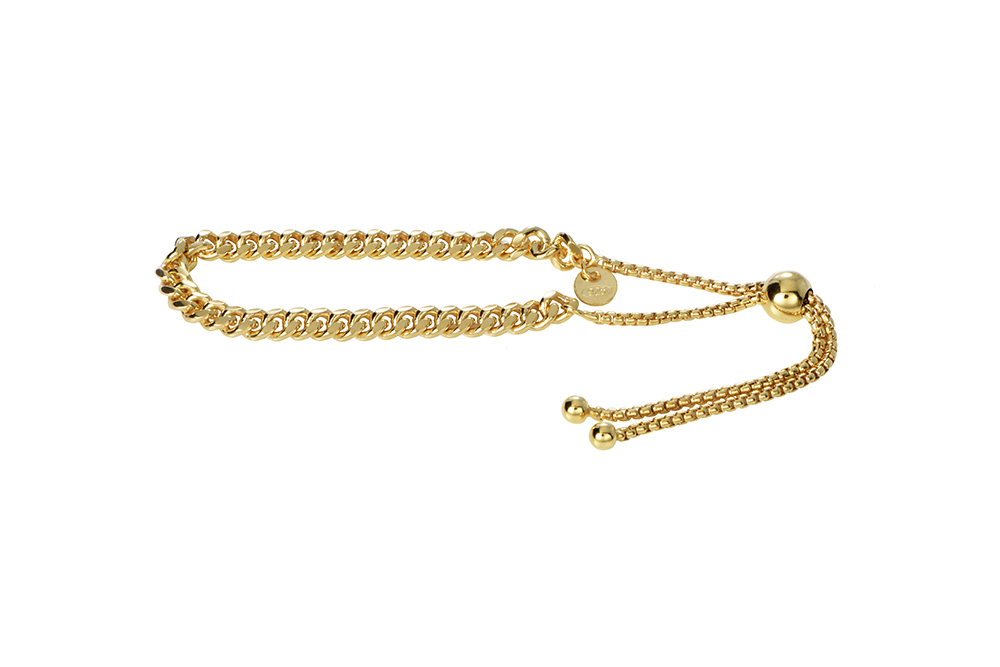 Sterling silver cuban chain bracelet