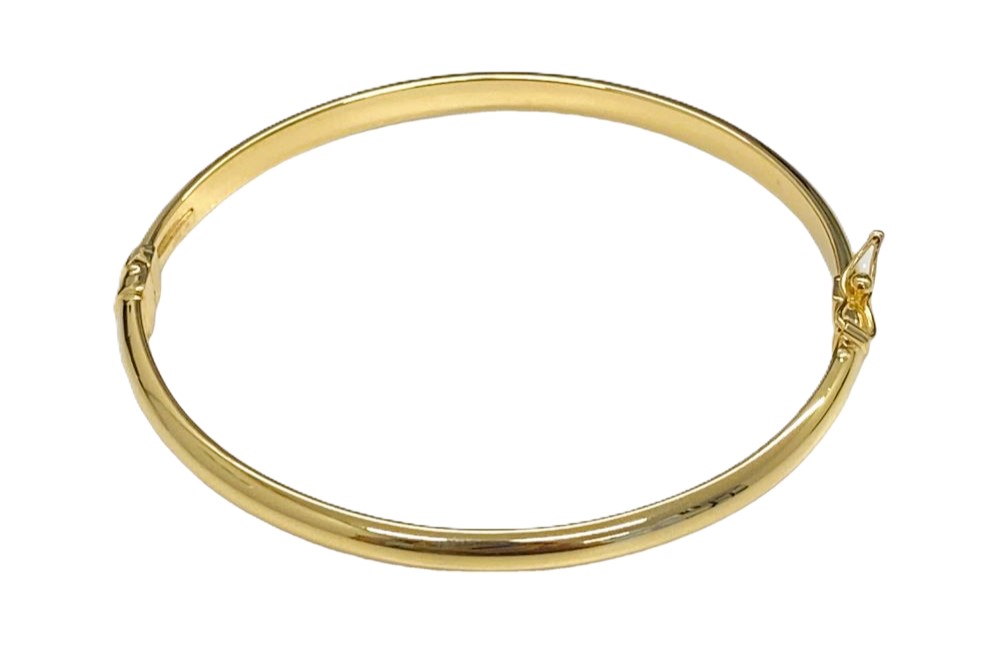Brazalete esclava plata 925 tubo liso 5mm