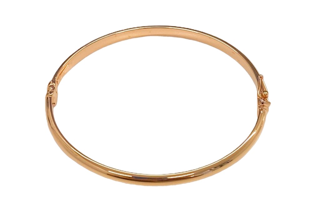 Brazalete esclava plata 925 tubo liso 5mm