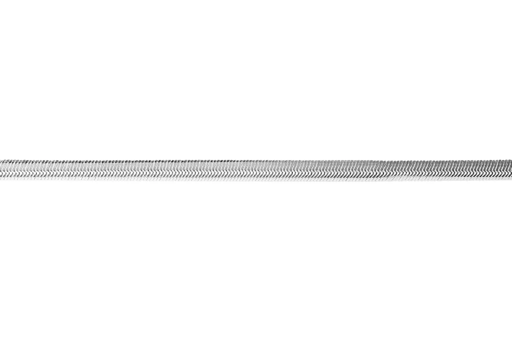 Tobillera plata 925 snake oval plana 040