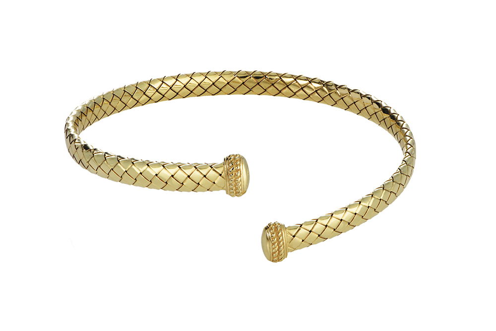 Sterling silver braided bracelet