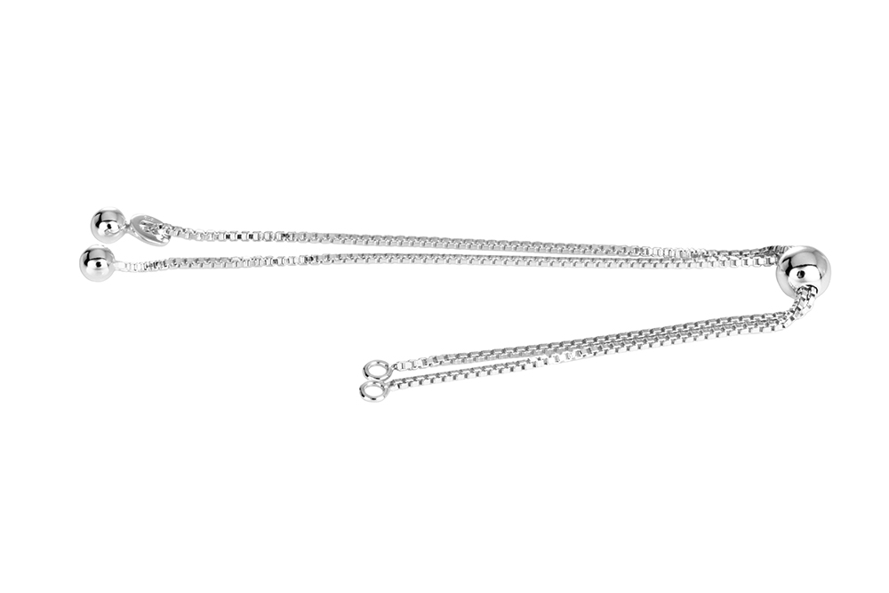 [16928BPL] Sterling silver bracelet finding (Sterling silver)
