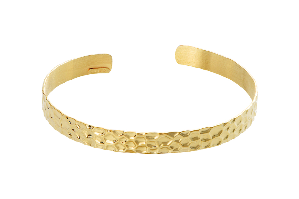 [16948B5500HADO] Brazalete plata 925 6mm (Oro)