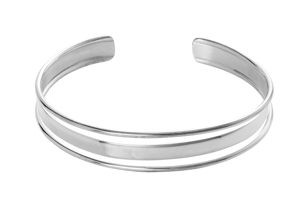 Brazalete plata 925 ancho