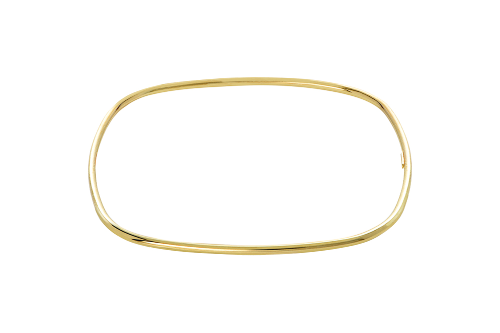 Sterling silver squared 2mm bracelet