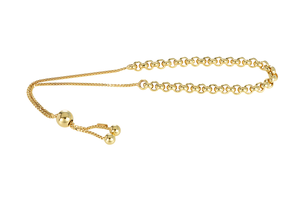 Pulsera plata 925 cadena rolo