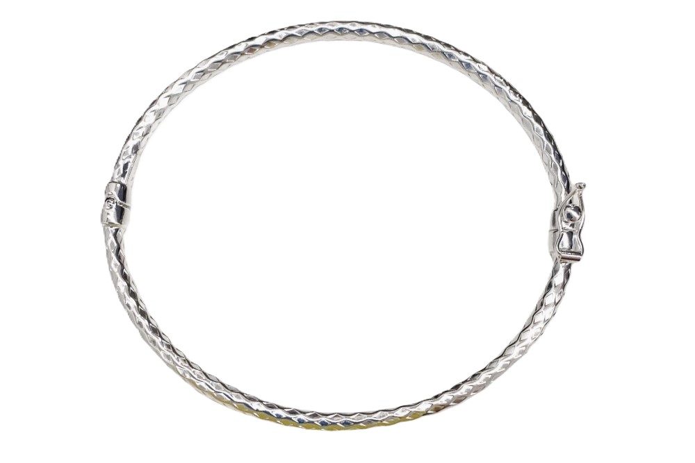 Brazalete plata 925 con dibujo