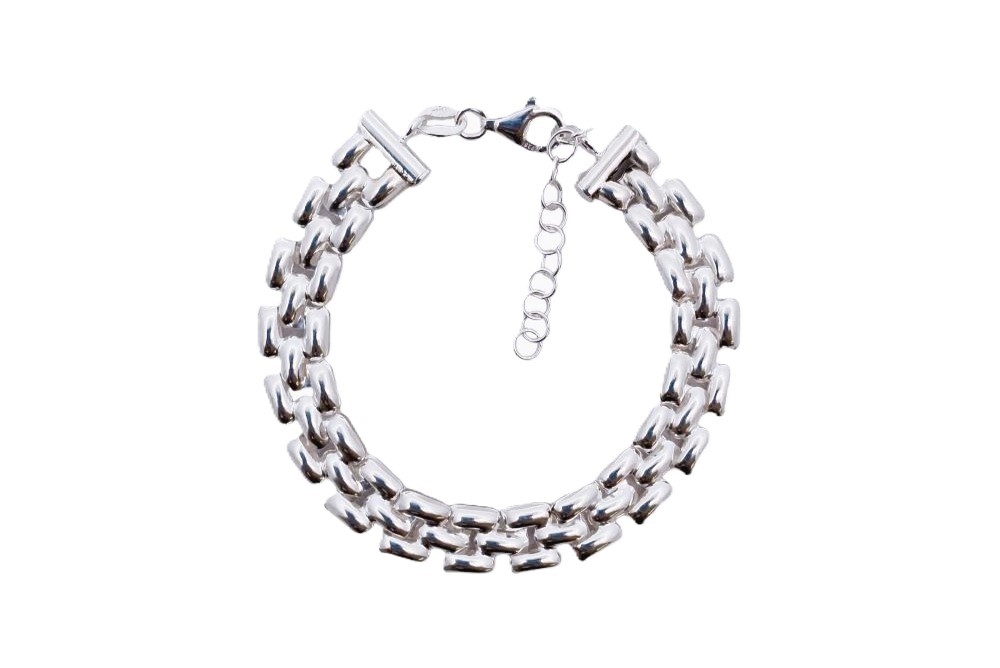 Pulsera de malla plata 925 7.50mm