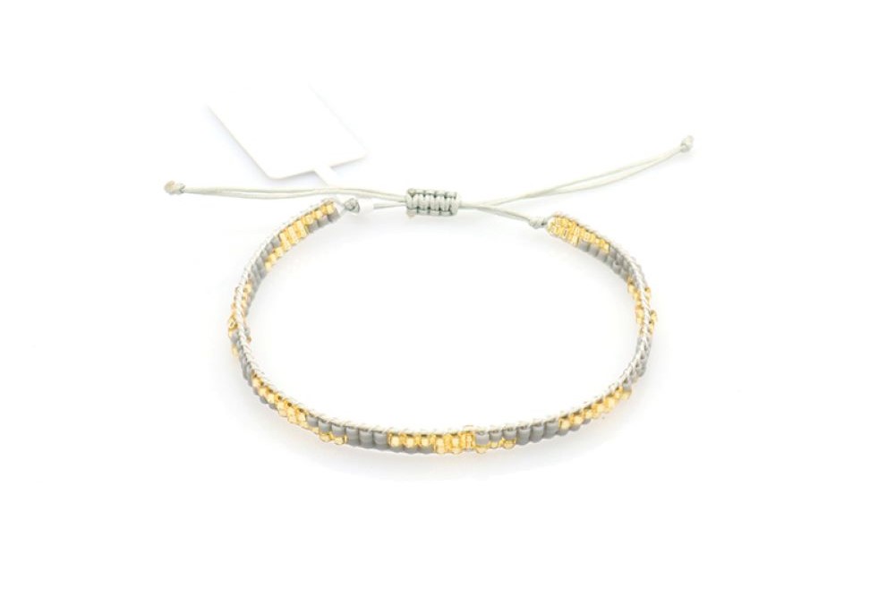 Pulsera mijuki cierre ajustable macramé