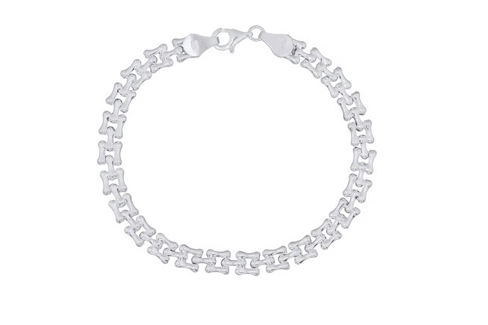 Sterling silver mesh bracelet