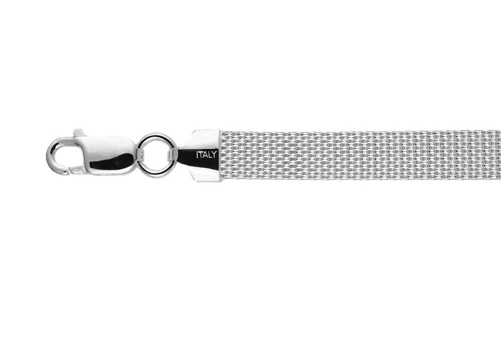 [17783B16E3PL] Pulsera plata 925 cadena coreana plana 700 (Plata)