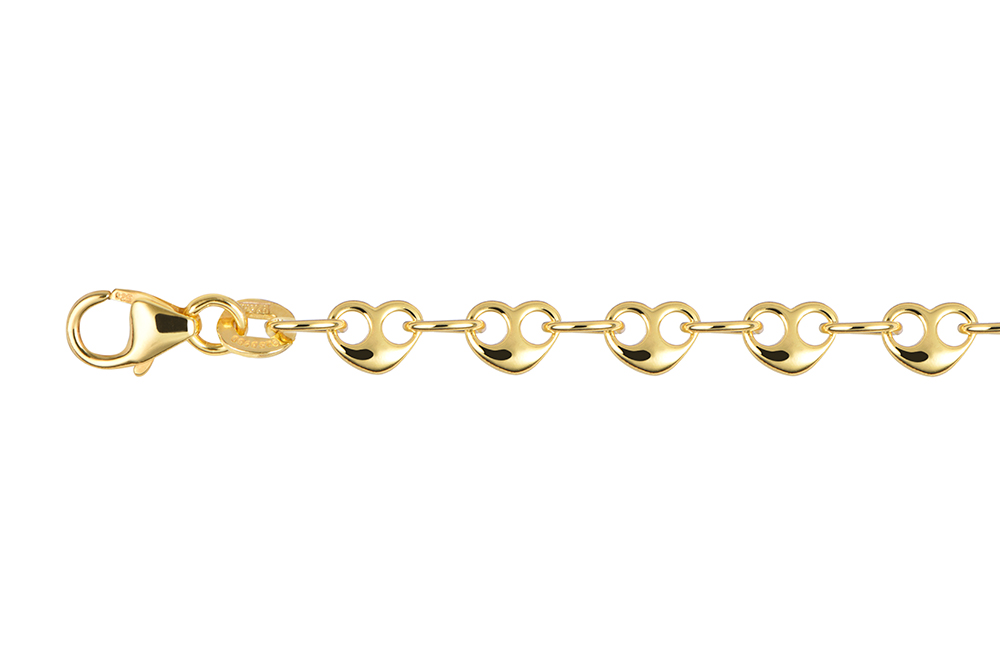 Sterling silver horizontal cross bracelet