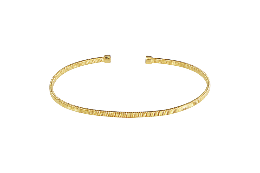 Sterling silver mesh bangle bracelet