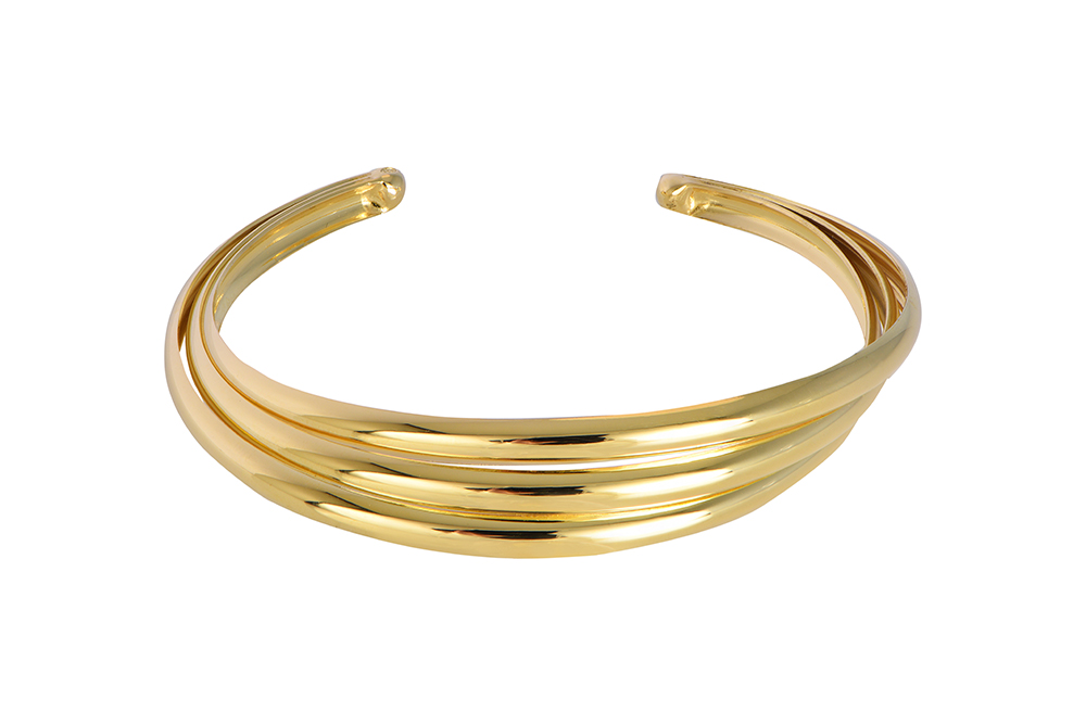 Sterling silver triple bangle