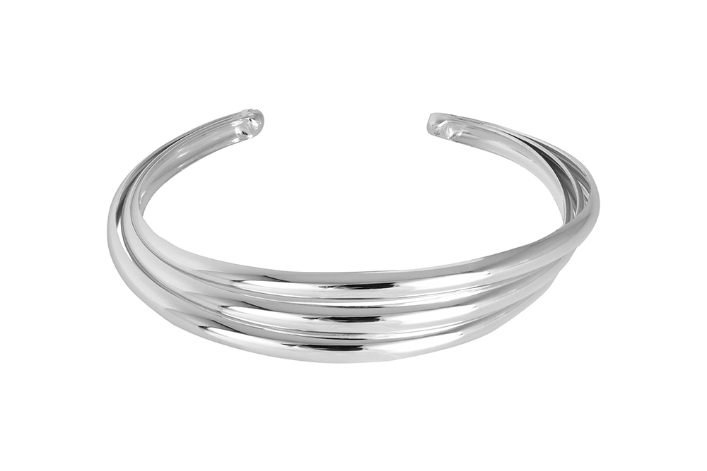 Brazalete plata 925 triple
