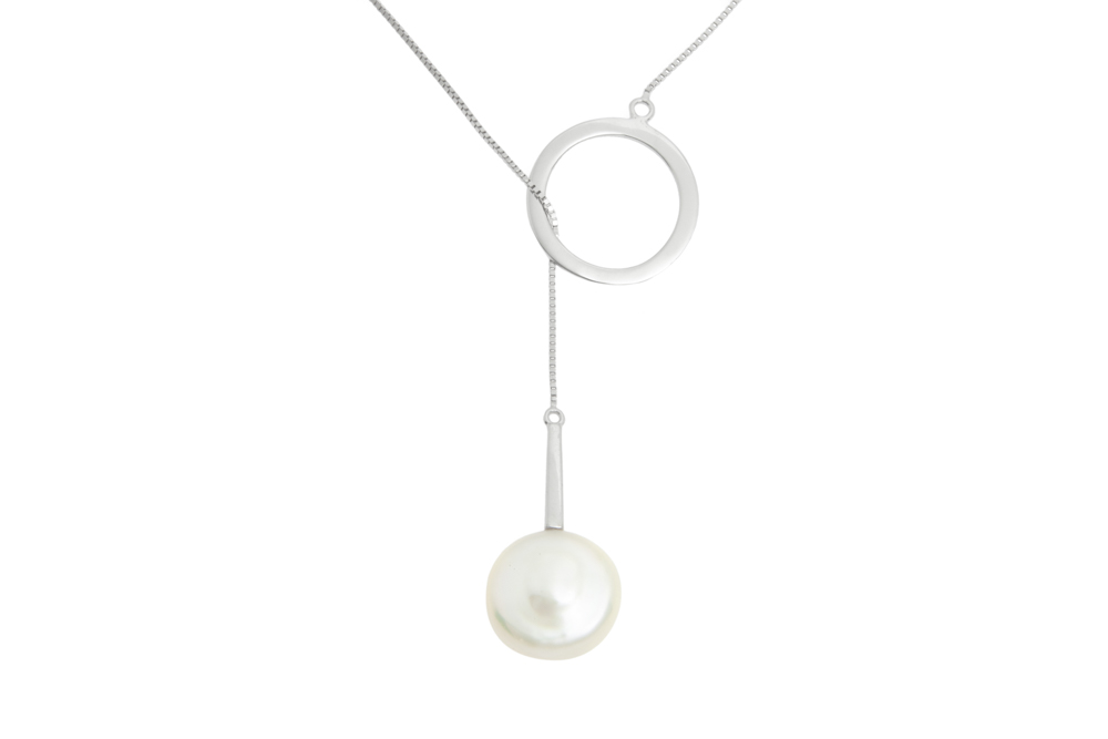 Collar plata 925 perla