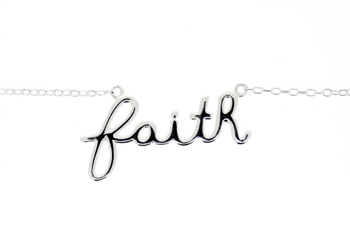 Collar plata 925 faith 