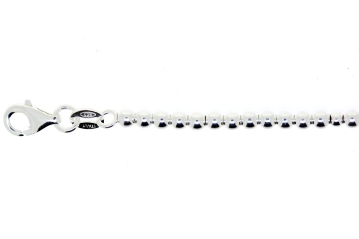 Collar plata 925 bolas enhebradas 003