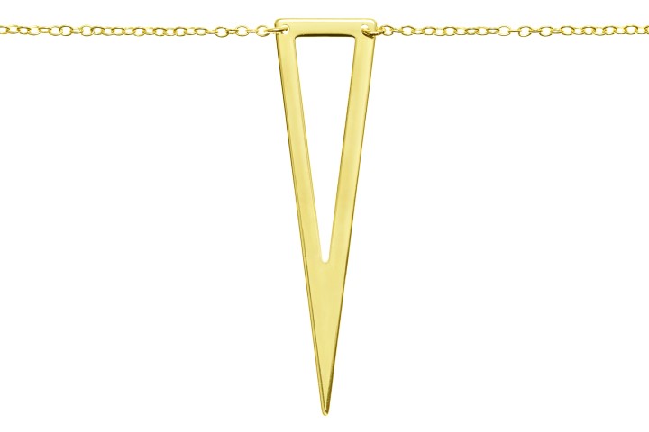 Collar plata 925 triangulo 