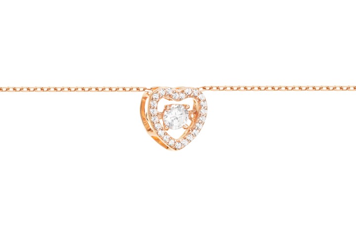 Collar plata 925 dancing zirconia 