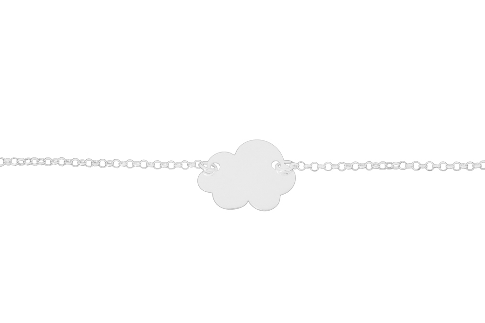 Collar plata 925 nube 