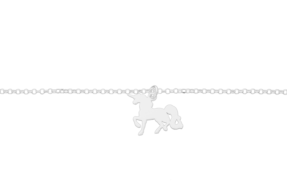Collar plata 925 unicornio